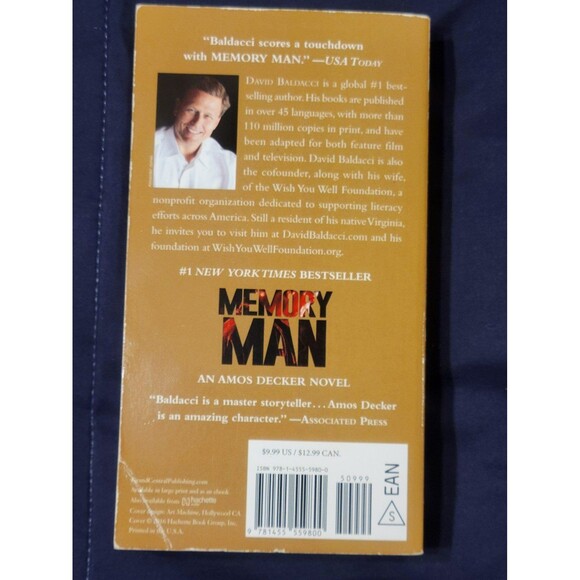 MEMORY MAN - AN AMOS DECKER NOVEL - Picture 3 of 4